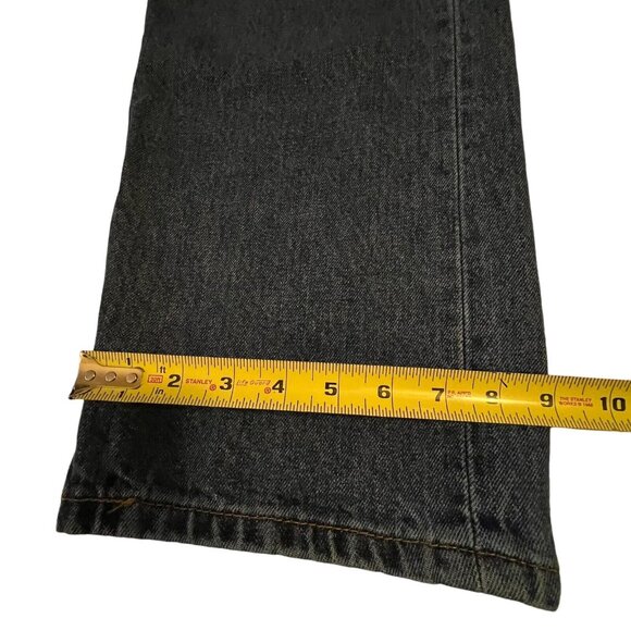 Levis Mens 505 Straight Leg Jeans W40 L30 Dark Wash Denim - Picture 12 of 12